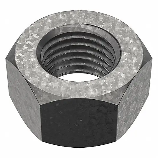 Fabory U08111.062.0001 Hex Nut Std Hex, 5/8"-11 Thread, 15/16 in Hex Wd, 35/64 in Hex Ht, Steel, Grade 2, Std, 25 PK