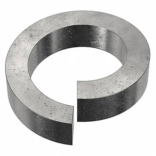 Fabory U37200.062.0001 High Collar Split Lock Washer Case Hardened, Black Oxide, Steel, 5/8 in Screw Sz, 10 PK