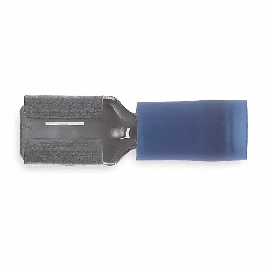 Sta-Kon RB14-250F Wire Disconnect Female Socket, Blue, Nylon, Partial Coverage, 16 AWG – 14 AWG Wire Size