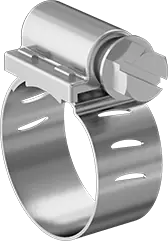 McMaster 5415K33 Worm-Drive Clamps for Firm Hose and Tube Steel Screw, 1/2" Band Width, 9/16" to 1-1/16" Clamp ID