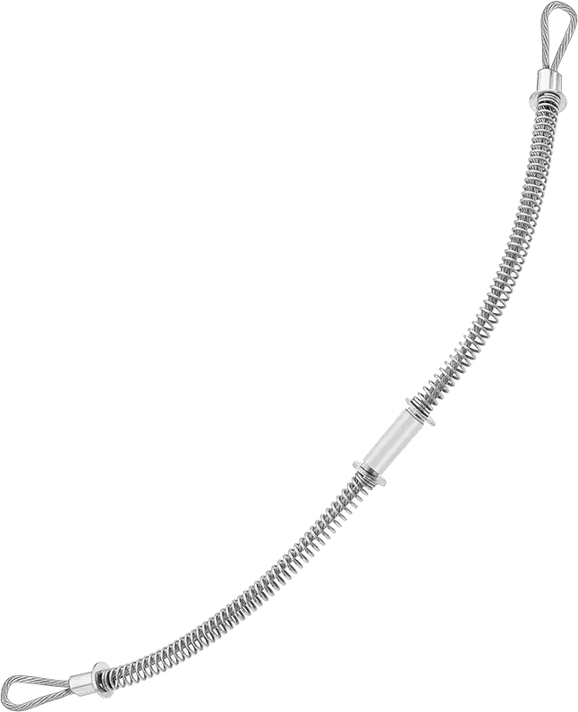McMaster 5484K25 Hose Whip Check, with Spring-Loaded Loop Ends, for 1-1/2" to 3" Hose ID