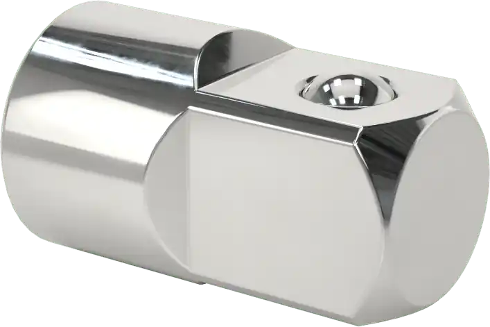 McMaster 5523A38 1/2" Female x 3/4" Male Square Drive Adapter, Chrome