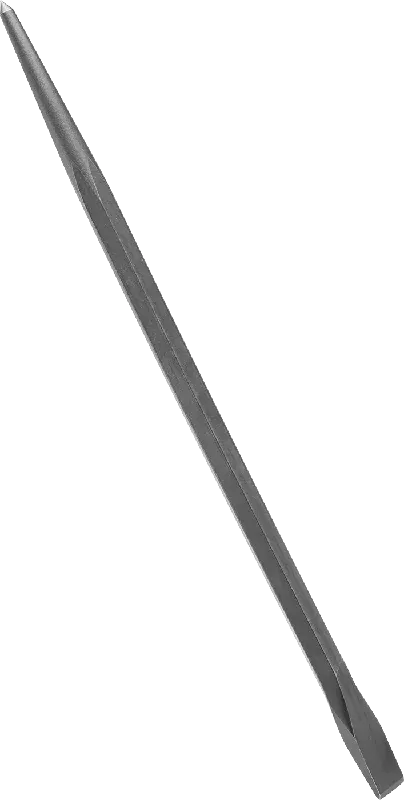 McMaster 5986A8 Pry Bar, Straight Chisel × Straight Pointed End, 36" Overall Length, 8 lbs.