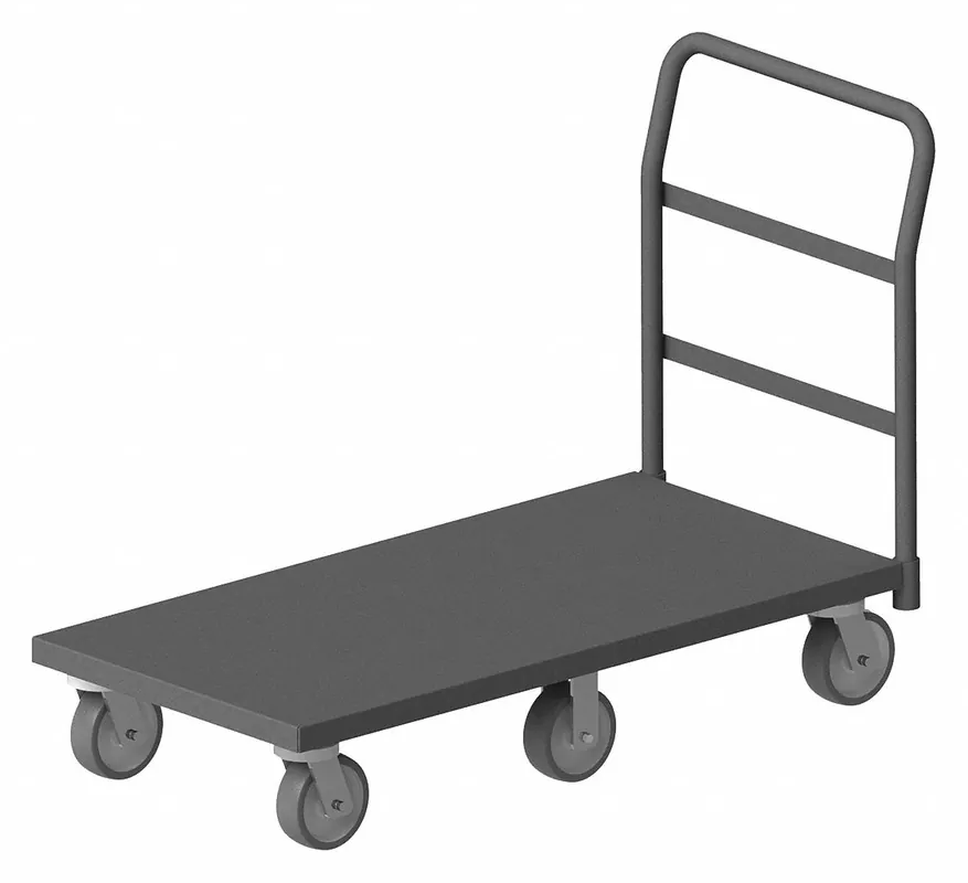 Approved Vendor EPT6W36726PU95 Platform Truck, 3,600 lb, 72 in L x 36 in W x 9 1/8 in H Deck, Solid, 12 ga Deck