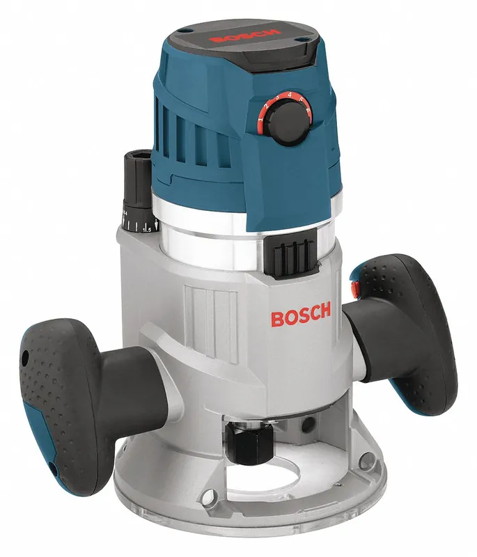 Bosch MRF23EVS Router, Mid-Size, Fixed Base, 2.3 hp, Variable Speed, 25,000 RPM, 1/2 in Collet, Soft-Start