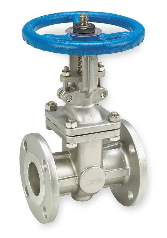 Sharpe 4371004840 Gate Valve, 2 in, 316 Stainless Steel, Rising, Class 150 Flange, 275 psi Max Pressure CWP