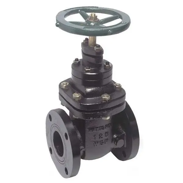 Watts NRS-RW-Gate21/2 Gate Valve, 2 1/2 in Nominal Valve Size, Cast Iron, Non-Rising, Class 200 Flange, Wheel