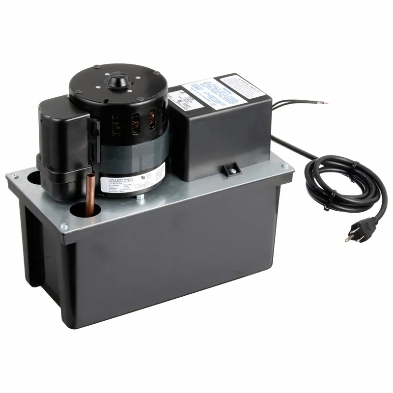 Little Giant 553240 Condensate Removal Pump, 115V AC, 1 gal Tank, 1/5 hp, 7.5 gpm, 45 ft Max Head