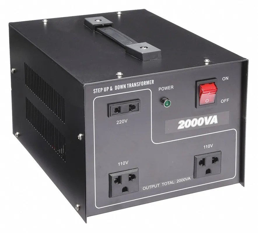 Approved Vendor KV30C522 Step Up/Step Down Voltage Converter, 2 kVA Power Rating, Single Phase, 50/60 Hz