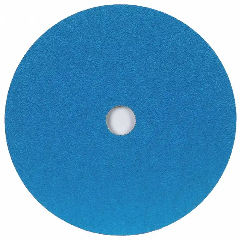 Norton 66261138457 Fiber Disc, 4-1/2 in x 7/8 in, Zirconia Alumina, 24 Grit, BlueFire F826, 25 PK