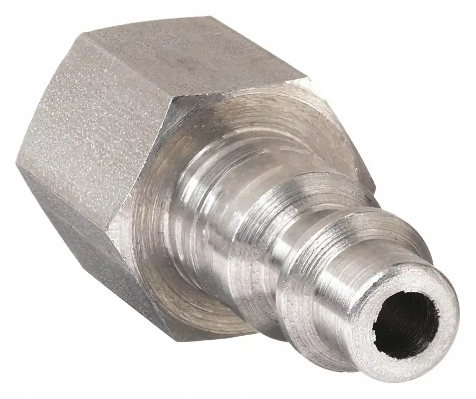 Dixon D3F3-S Industrial Quick Connect Plug, 3/8 in Body, 3/8 in FNPT, 303 Stainless Steel, 500 psi, 10 PK