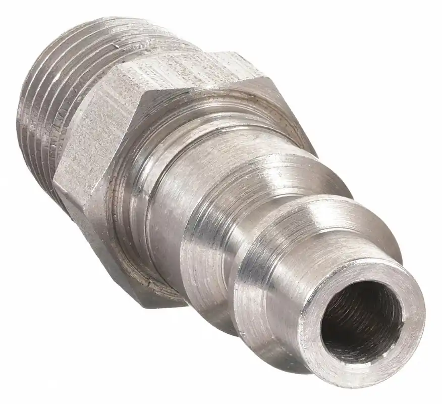 Dixon D3M3-S Industrial Quick Connect Plug, 3/8 in Body, 3/8 in MNPT, 303 Stainless Steel, 500 psi
