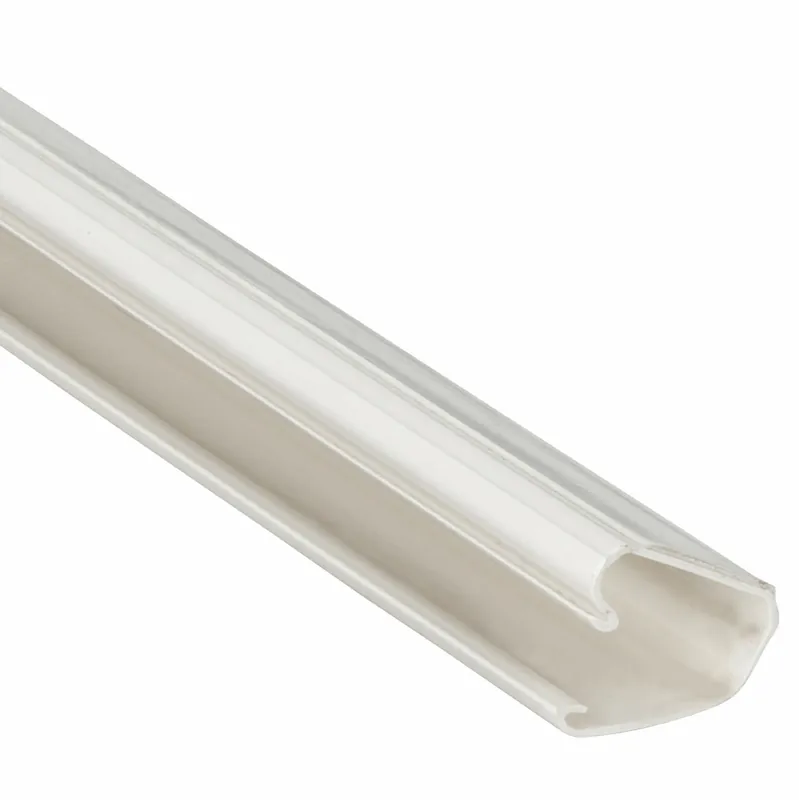 Panduit LD5IW8-A Raceway, LD5 Series, 1 in Wd, 5/8 in Ht, 96 in Lg, Off White, PVC, Adhesive Mount