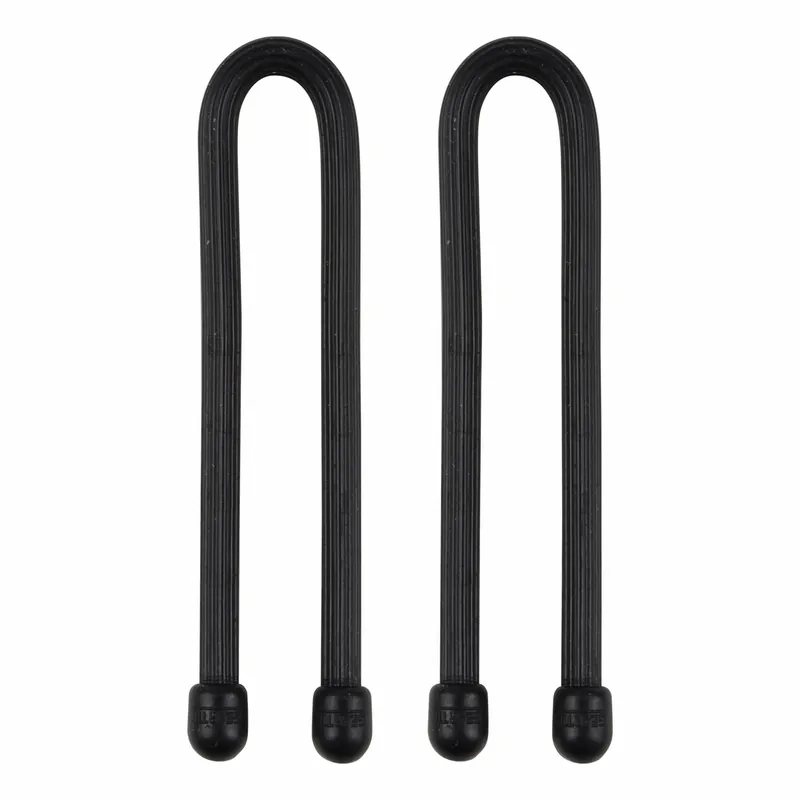 Nite Ize GT6-2PK-01 Gear Tie, 6 in Lg, Black, 2 PK, UV Light Resistant Twist-Release Cable Tie