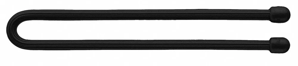 Nite Ize GT12-01-2R3 Gear Tie, 12 in Lg, Black, 2 PK, UV Light Resistant Twist-Release Cable Tie
