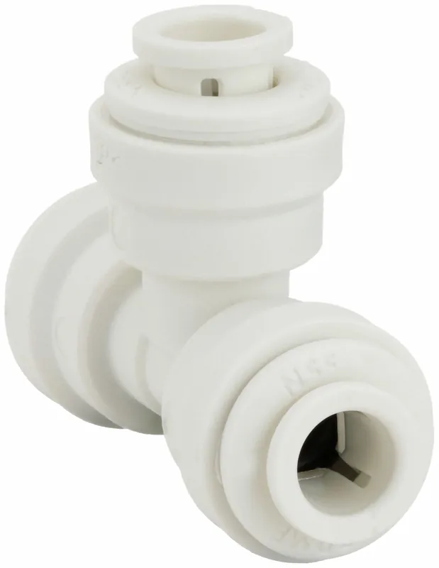 Elkay 70682C Tee Quick Connect Coupling, 1/4 in Pipe, For Elkay/Halsey Taylor Drinking Fountains