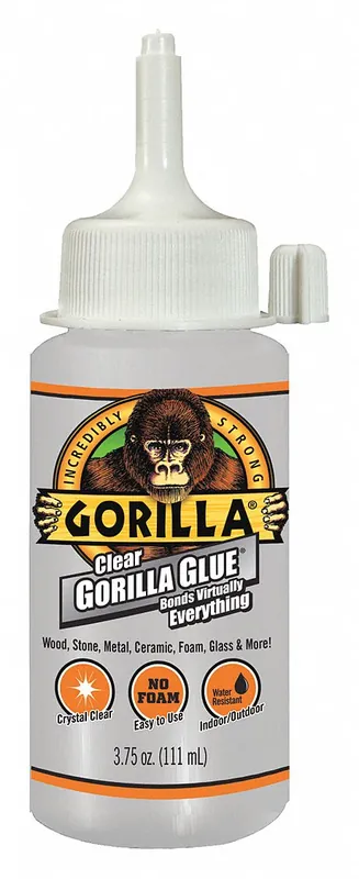 Gorilla 4537502 All-Purpose Glue, General Purpose, Clear, 3.75 fl oz Bottle