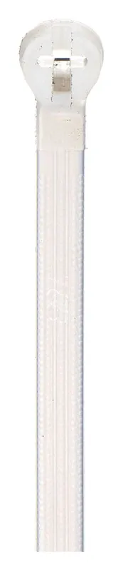 Panduit BT4LH-L Heavy-Duty Cable Tie, Dome-Top, 15 in L, 4 in Max Bundle Dia., 120 lb, Natural, Nylon 6/6, 50 PK