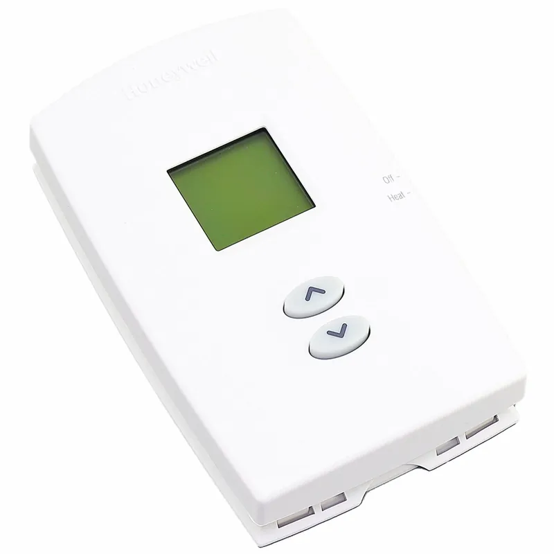 Honeywell Home TH1100DV1000 Pro 1000 Low Voltage Thermostat, Heat Only, 1H, Non-Programmable, Vertical, White