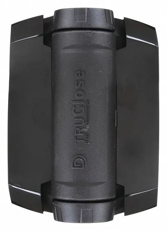 TruClose TCA1S3BT Adjustable Spring Gate Hinge, Aluminum/Iron/Steel, 3-3/4 in Leaf Ht, Black Matte, 66 lb, 1 PR