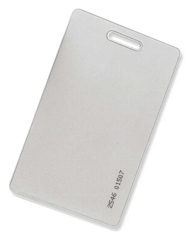 Keri Systems KC-10X Proximity Card, 3-3/8 in W x 2-1/8 in H, Plastic, for Proximity Card Reader