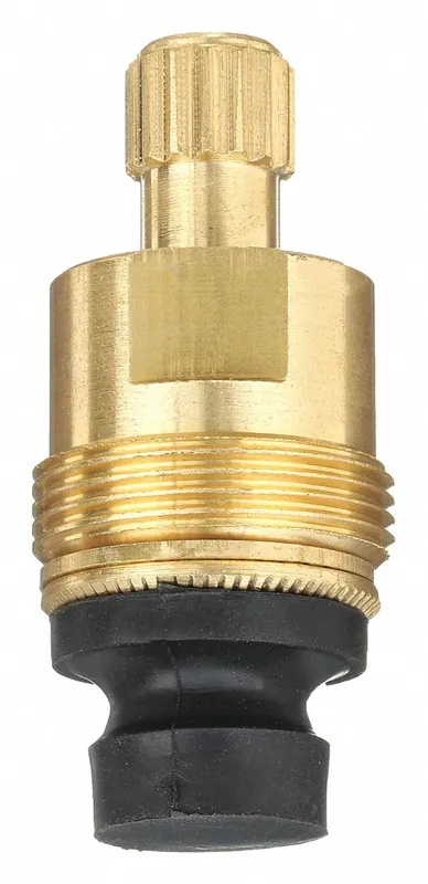 Kissler AB11-4300H Cadet Faucet Stem, Hot Water, Compression, Brass, Rough Brass, for American Standard AB1953