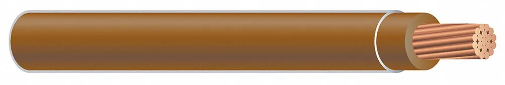 Southwire 37108871 XHHW Building Wire, Copper, 12 AWG, 1 Conductor, Stranded, Brown, 500 ft, 600V, Spool