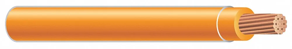 Southwire 37107071 XHHW Building Wire, Copper, 12 AWG, 1 Conductor, Stranded, Orange, 500 ft, 600V, Spool