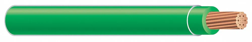 Southwire 37106271 XHHW Building Wire, Copper, 12 AWG, 1 Conductor, Stranded, Green, 500 ft, 600V, Spool