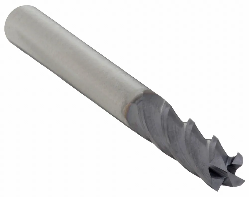 Widia Hanita I4S0062T011R GP Square End Mill, 1/16 in Mill Dia, 4 Flute, Carbide, TiAlN Coated, 1-1/2 in OAL