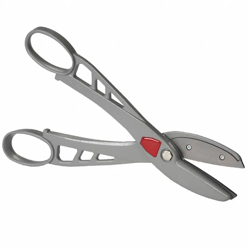 Malco M14A Tinners Snip, Straight, 14 in OAL, 12 in Cutting Length, Steel Blades, Aluminum Handle, 26 ga Max