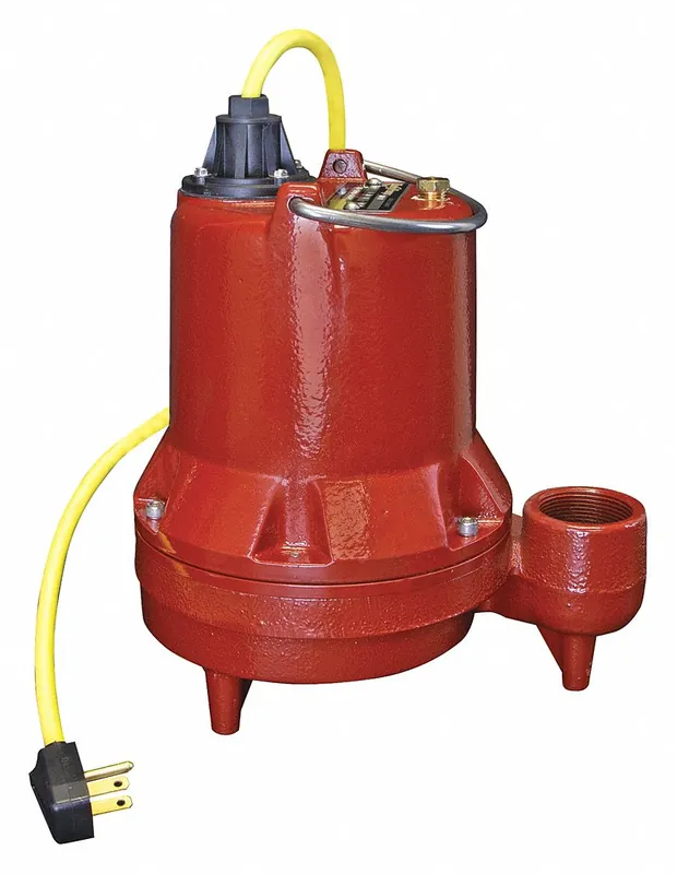 Liberty Pumps HT41M Submersible Sump Pump, 2/5 hp, 115V AC, 65 gpm Flow Rate @ 10‘ of Head, 1 1/2 in FNPT