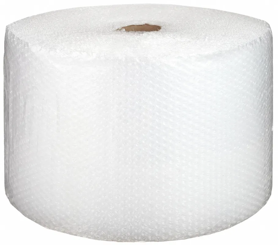 Polyair DBS12-175P12 Bubble Roll, 3/16 in Bubble Size, 12 in Roll Wd, 175 ft Roll Lg, Clear, Perforated
