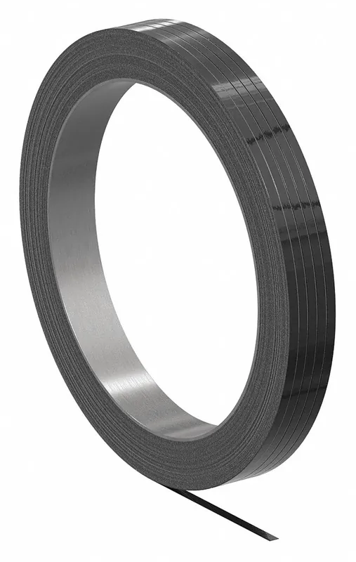 Signode 2X2071 Steel Strapping, 1/2 in Wd, 0.02 in Strapping Thick, 1,170 lb Break Strength, 3,087 ft Coil Lg