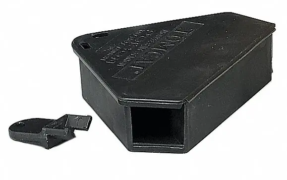 Tomcat 33466 Tamper Resistant Rodent Station, Box Trap, Box, 16 oz Container Size, Bait Station
