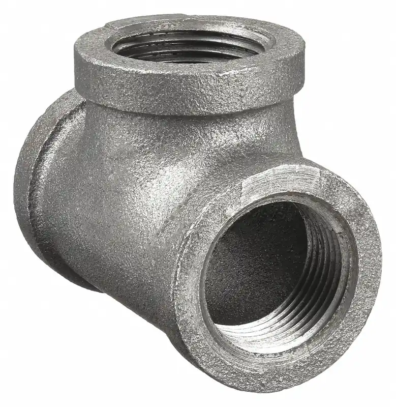 Anvil 0310029400 Pipe Tee 1/4 in FNPT Malleable Iron Class 150 Black 300 psi