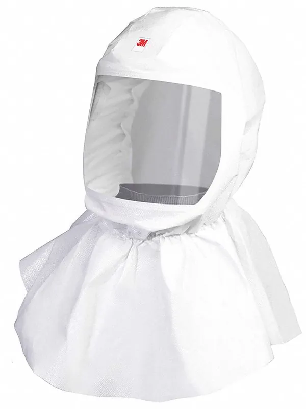 3M S-605-10 Hood with Inner Collar, Versaflo, PAPR System/SAR System, Universal Headgear Size, 10 PK