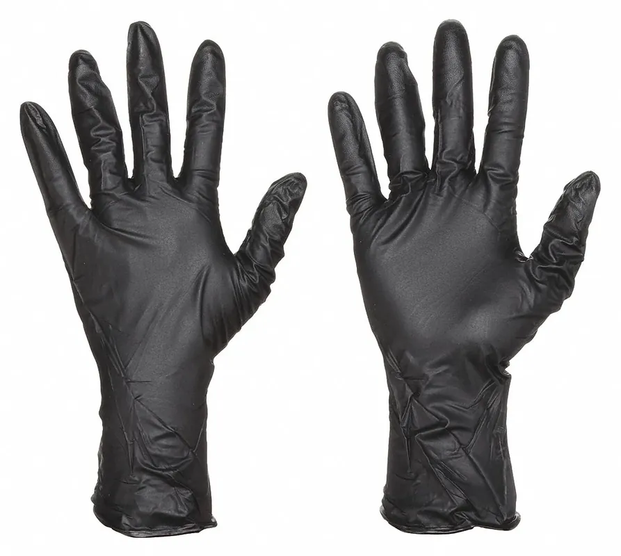 MCR Safety 6062L Disposable Gloves, Food-Grade/Gen Purpose, L (9), 6 mil, Powder-Free, Nitrile, 100 PK