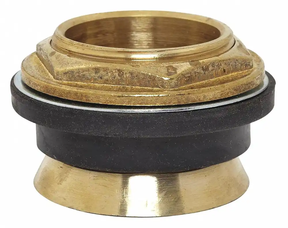American Standard 047007-0070A Spud, Toilets, Brass/Rubber, 1-1/2 in