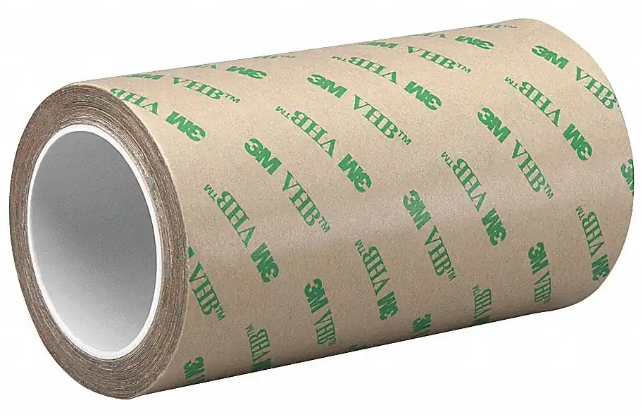 3M F9473PC Adhesive Transfer Tape, 5 yd Lg, 4 in Wd, 10 mil, Transparent, Acrylic