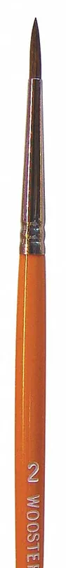 Wooster F1628-2 Paint Brush, Artist Brush, 2, Natural, Camel Hair