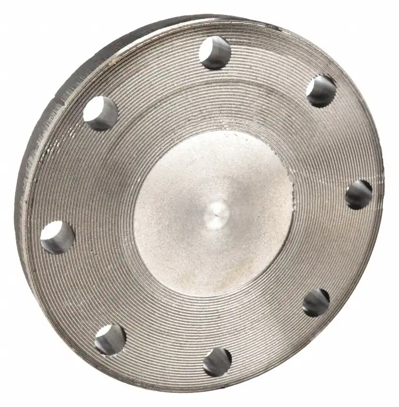 Anvil 0308016807 Metal Pipe Flange, 4 in, Female NPT Blind, Cast Iron, Flat Flange, Class 125, Black