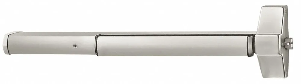 Corbin Russwin ED5200S 630 Rim Exit Device, ANSI Grade 1, 48 in Max Door Wd, Touchbar, Non-Handed, Satin Stainless Steel