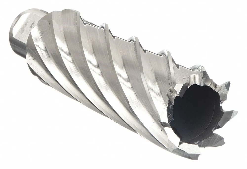 Slugger by Fein 63134269003 Annular Cutter, 1-1/16 in Cutter Dia, 3 in Max Cutting Dp, High Speed Steel, Bright, Weldon Flat 3/4 in Shank
