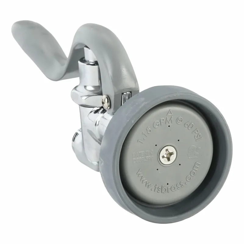 T&S Brass B-0107 Pre-Rinse Sprayer, 3/4 in Male UN, 1.15 gpm, Chrome