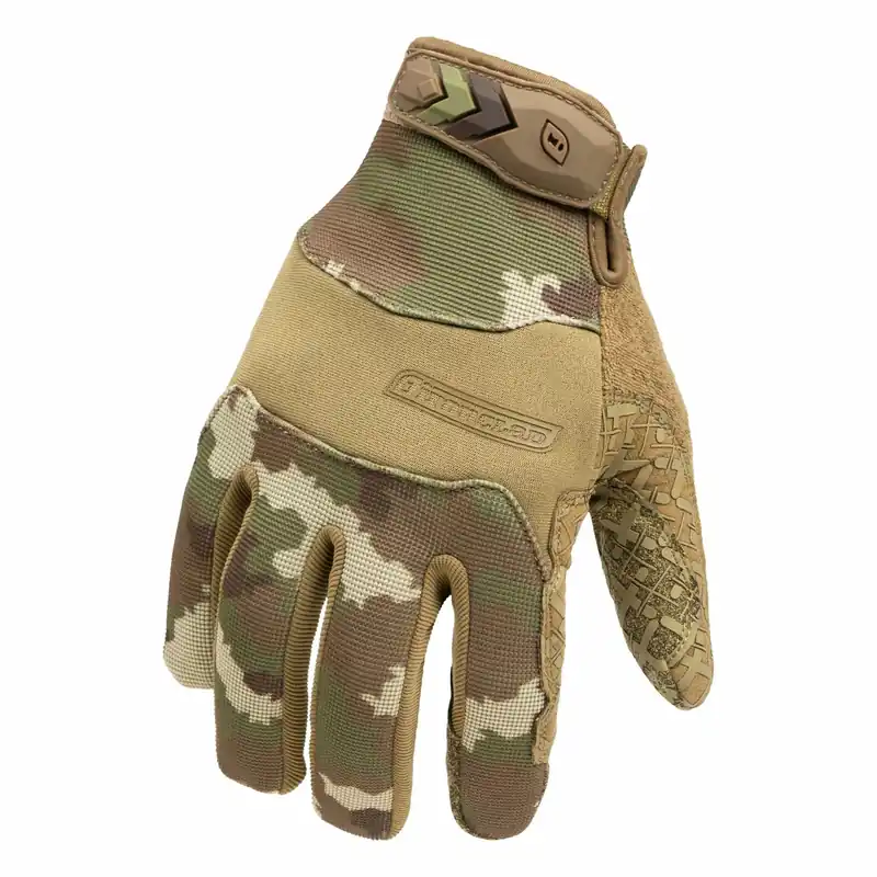 Ironclad EXOT-GCAM-04-L Tactical Grip Gloves, L, Camouflage, Synthetic Suede, ANSI/ISEA Cut A1