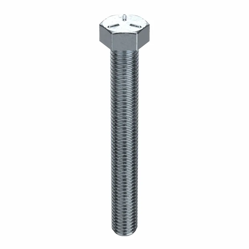 Approved Vendor U01210.050.0600 Hex Tap Bolt, Steel Grade 5, Zinc Plated, 1/2"-13, Coarse, 6 in lg, Fully Threaded, 5 PK