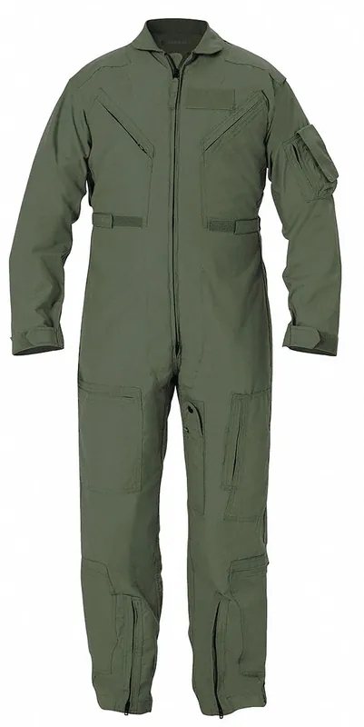Propper F51154638844R Flight Suit, Nomex, 4.5 oz, 44 Regular, Freedom Green