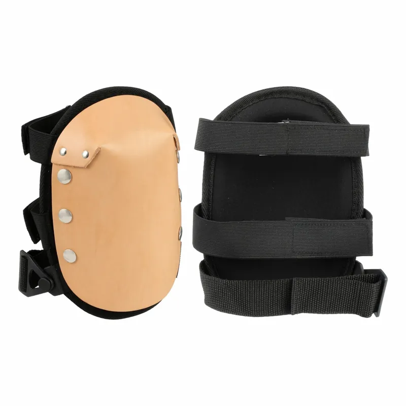 Impacto 865-20 Knee Pad, Non-marring, Universal, Leather Cap, Gel Pad, 2 Straps