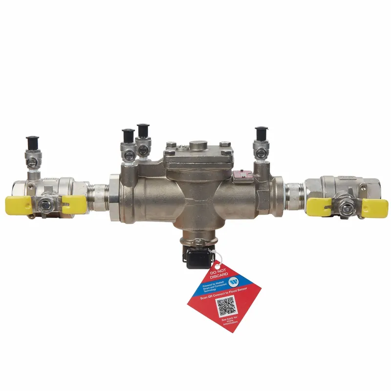 Watts 1 SS009-QT Backflow Preventer, Reduced Pressure Zone, 1 in FNPT, 175 psi, 316 Stainless Steel, SS009 Series